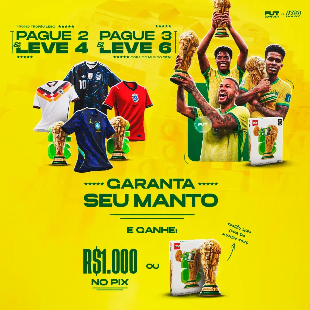 Pague 2 Leve 4 — Copa do Mundo 2026
